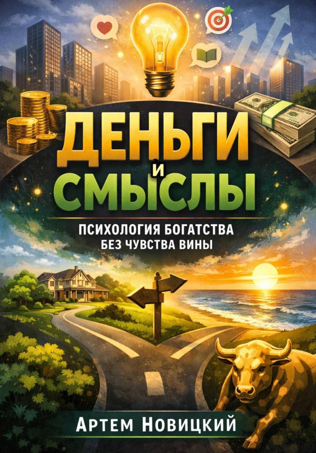 Обложка книги «Деньги и смыслы. Психология богатства без чувства вины»