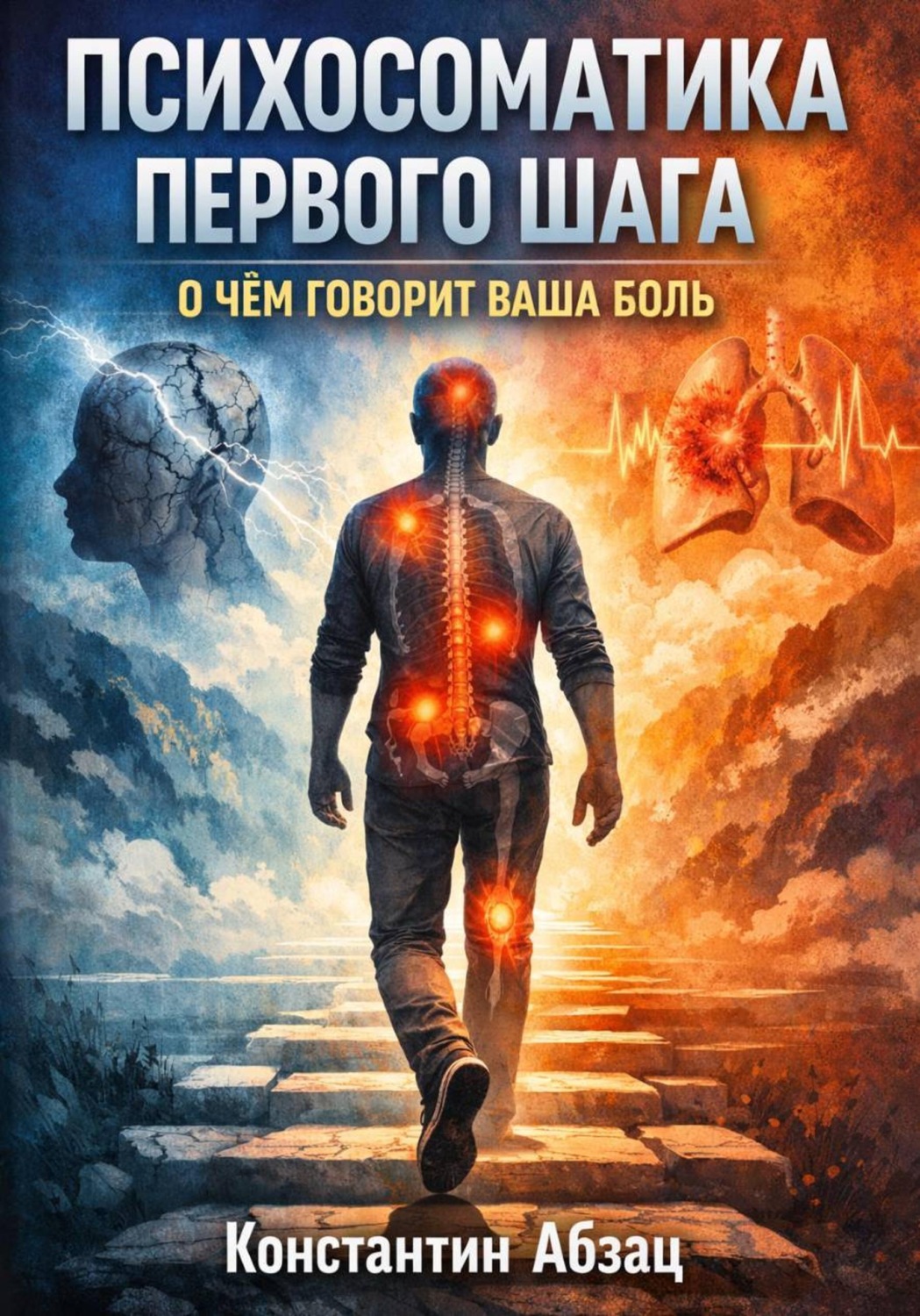 Обложка книги «Психосоматика первого шага. О чем говорит ваша боль?»