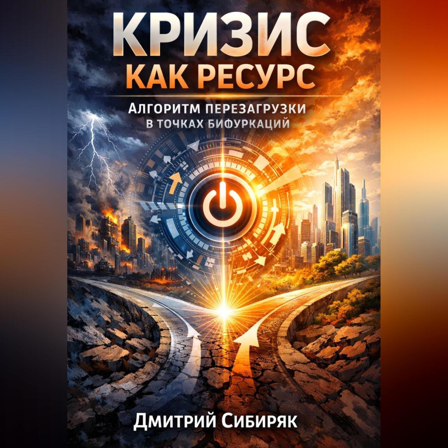 Обложка книги «Кризис как ресурс. Алгоритм перезагрузки в точках бифуркации»