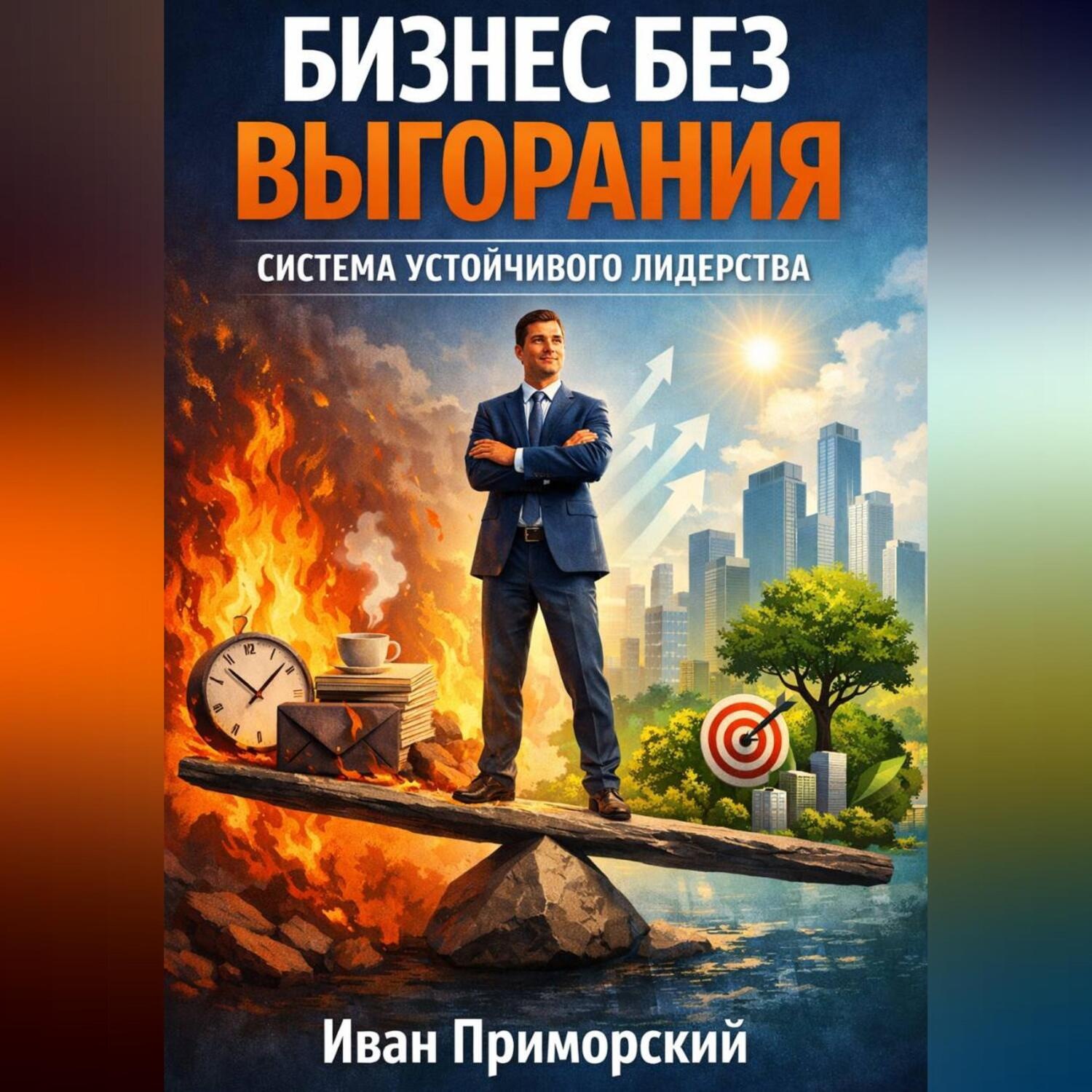 Обложка книги «Бизнес без выгорания. Система устойчивого лидерства»