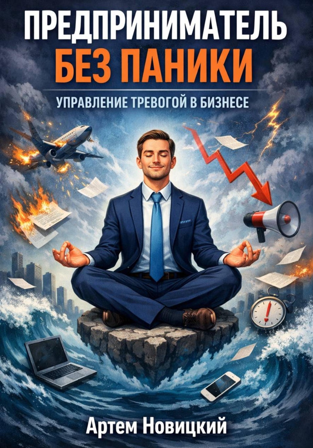 Обложка книги «Предприниматель без паники. Управление тревогой в бизнесе»