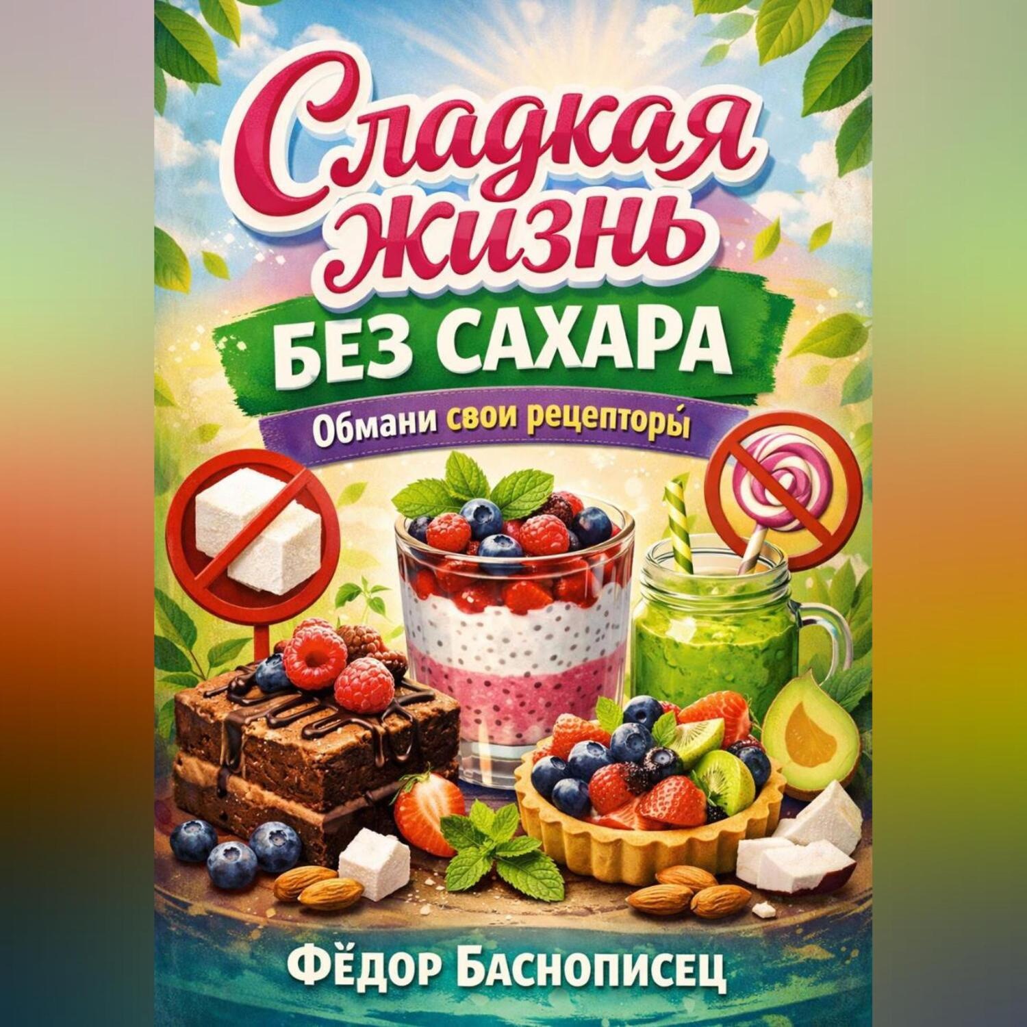 Обложка книги «Сладкая жизнь без сахара. Обмани свои рецепторы»