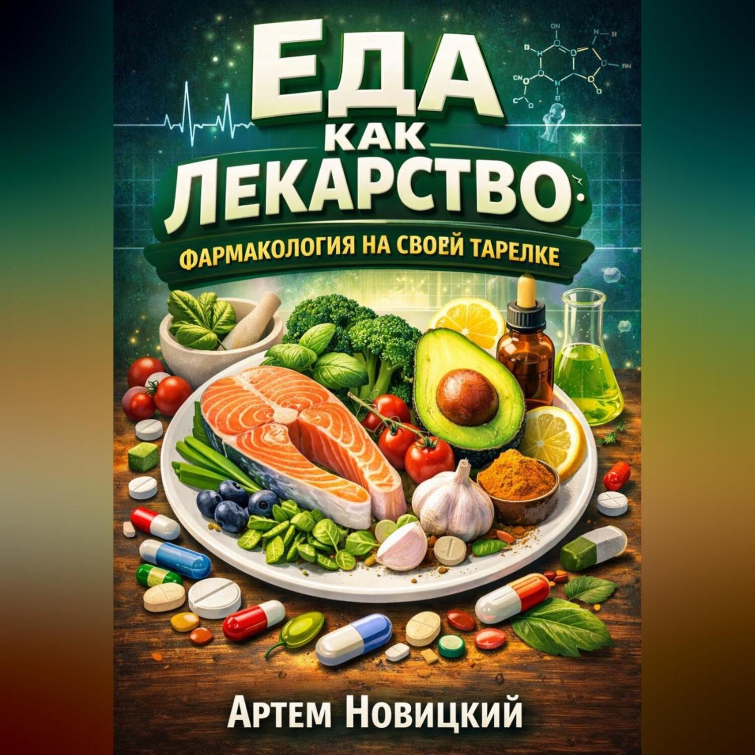 Обложка книги «Еда как лекарство. Фармакология на своей тарелке»