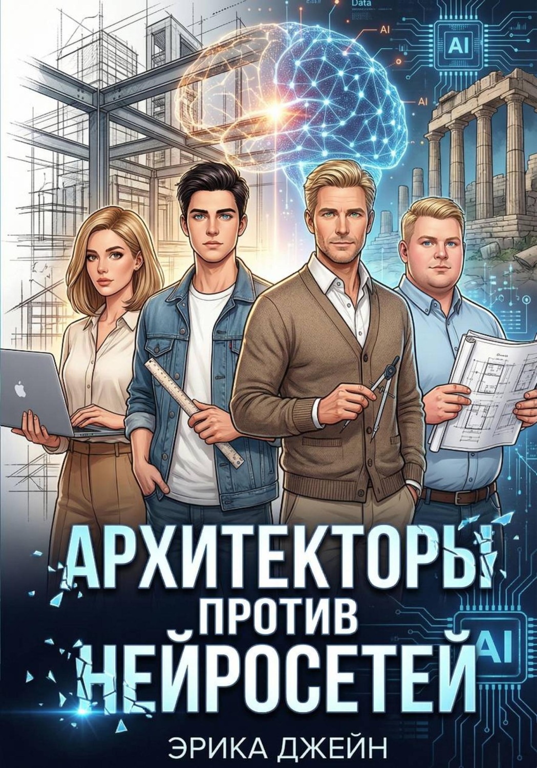 Обложка книги «Архитекторы против нейросетей»