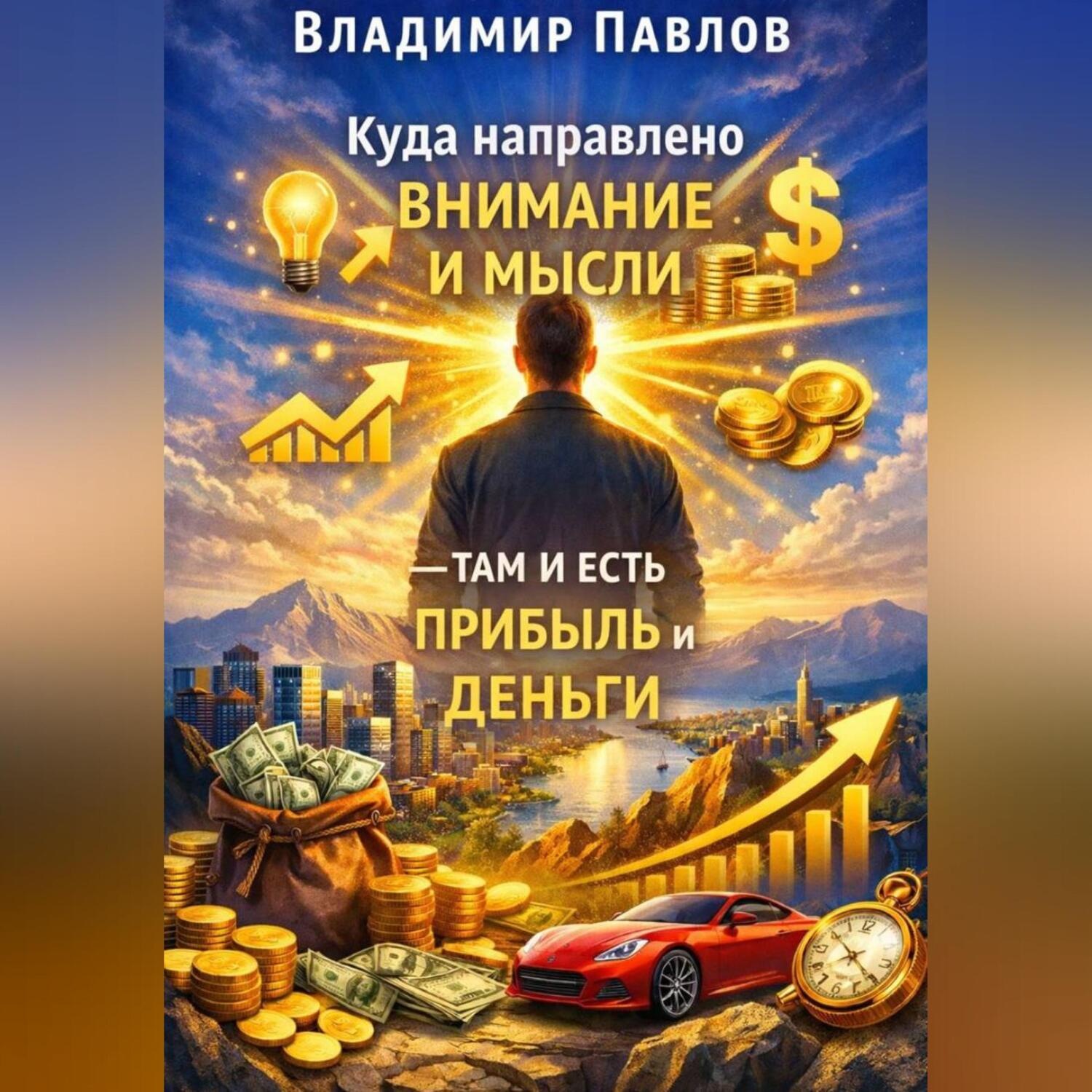 Обложка книги «Куда направлено внимание и мысли – там и есть прибыль и деньги»