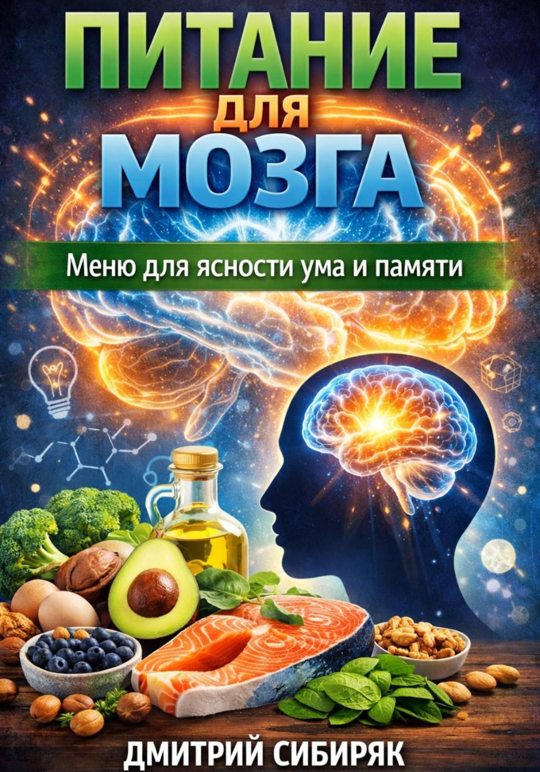 Обложка книги «Питание для мозга. Меню для ясности ума и памяти»