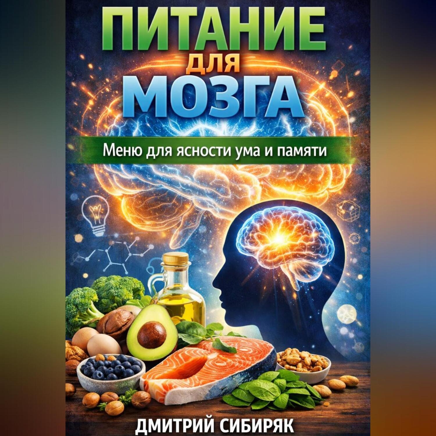 Обложка книги «Питание для мозга. Меню для ясности ума и памяти»