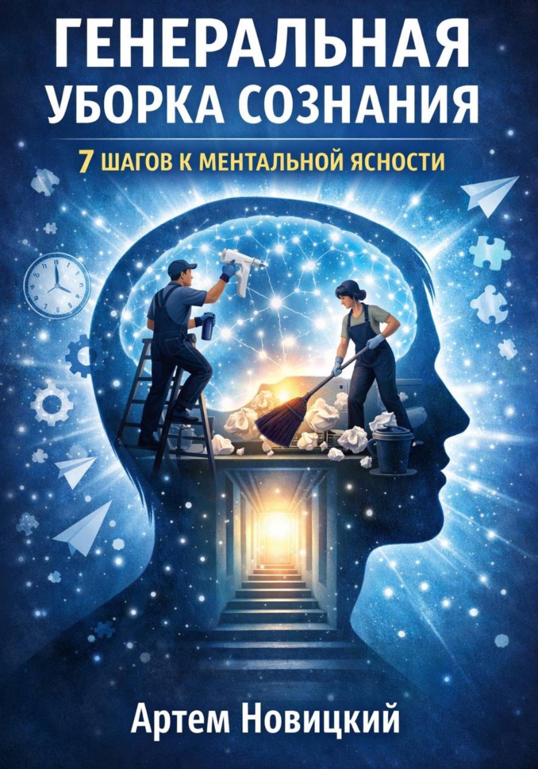 Обложка книги «Генеральная уборка сознания. 7 шагов к ментальной ясности»