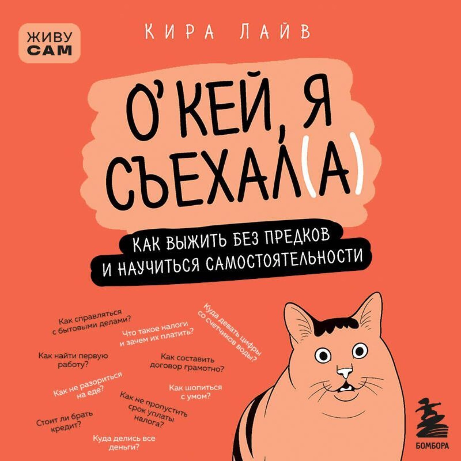 Обложка книги «О’кей, я съехал(а). Как выжить без предков и научиться самостоятельности»