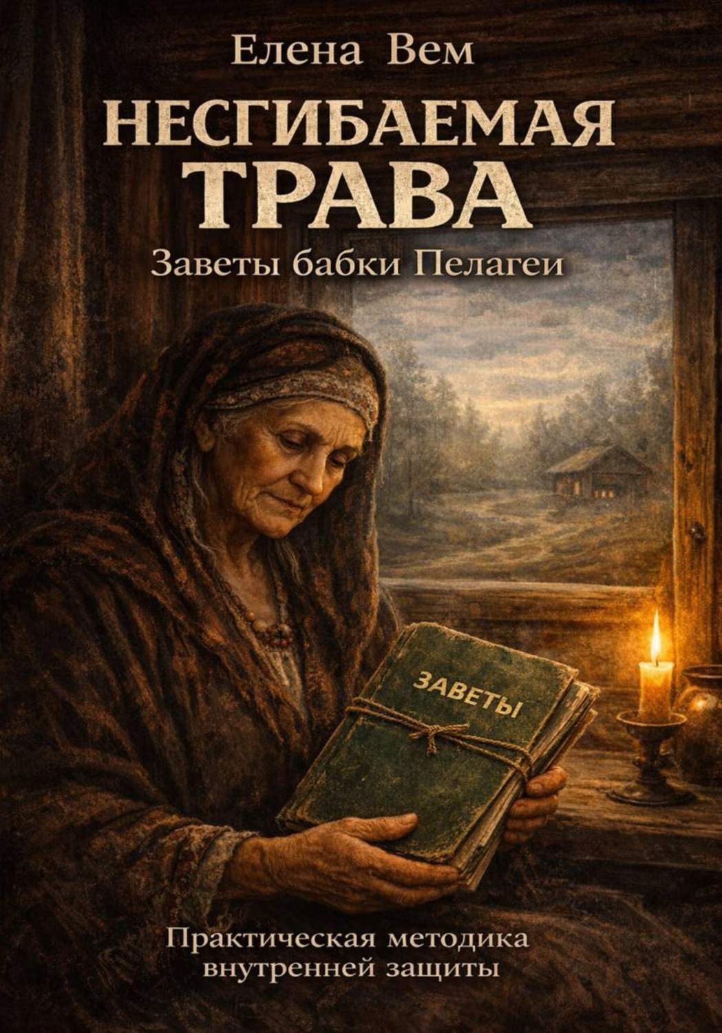 Обложка книги «НЕСГИБАЕМАЯ ТРАВА. Заветы бабки Пелагеи. Практическая методика внутренней защиты»