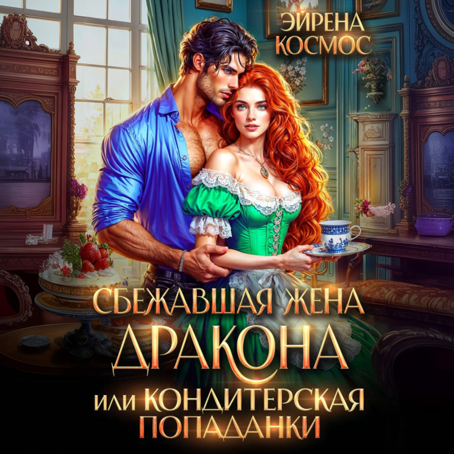 Обложка книги «Сбежавшая жена дракона, или Кондитерская попаданки»