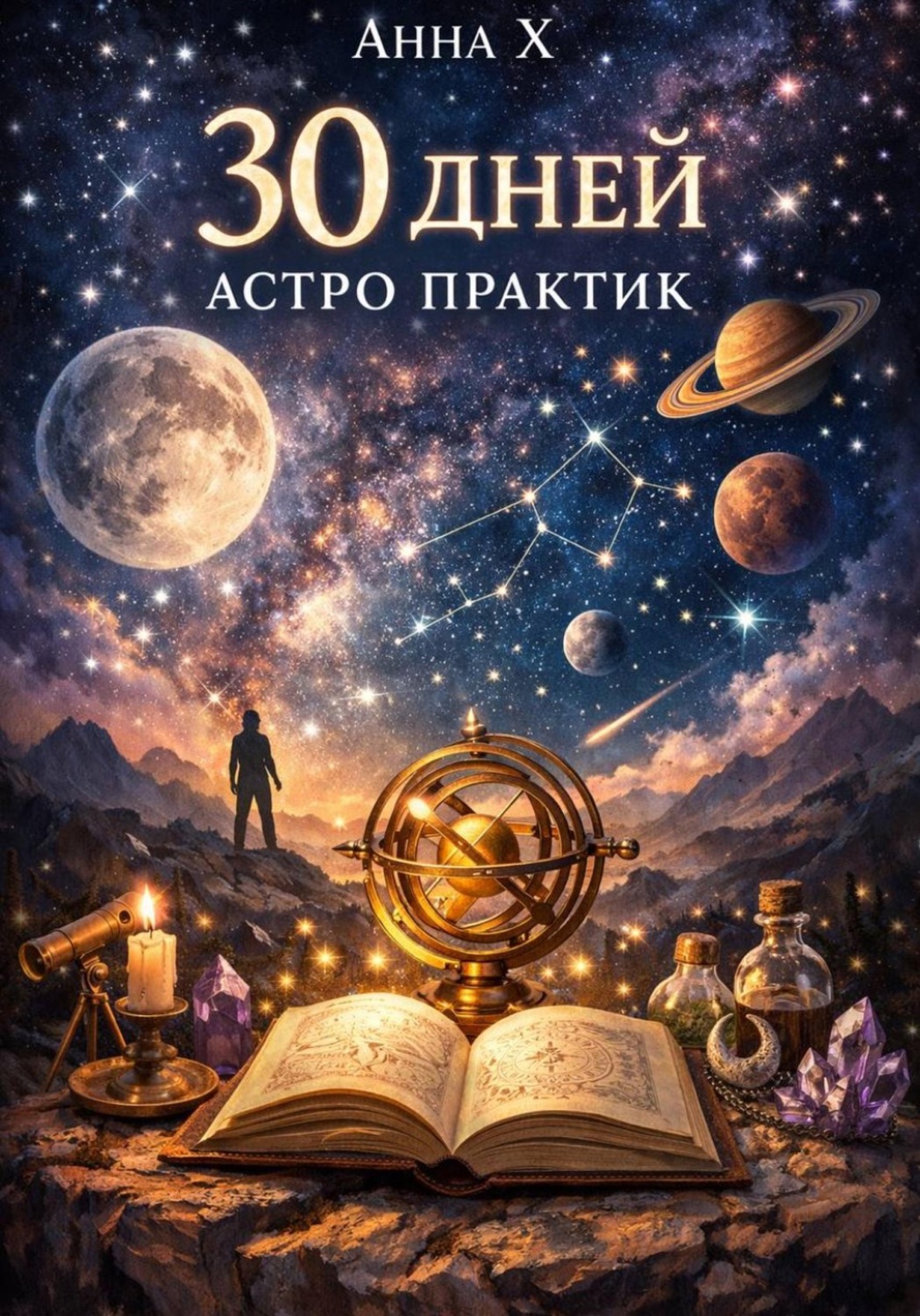 Обложка книги «30 дней астропрактик»