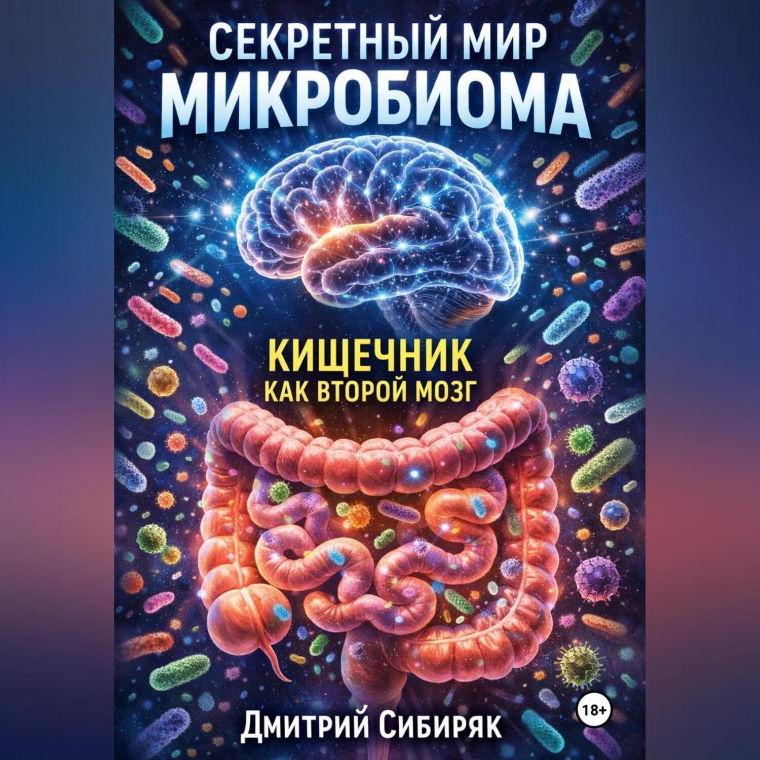 Обложка книги «Секретный мир микробиома. Кишечник как второй мозг»