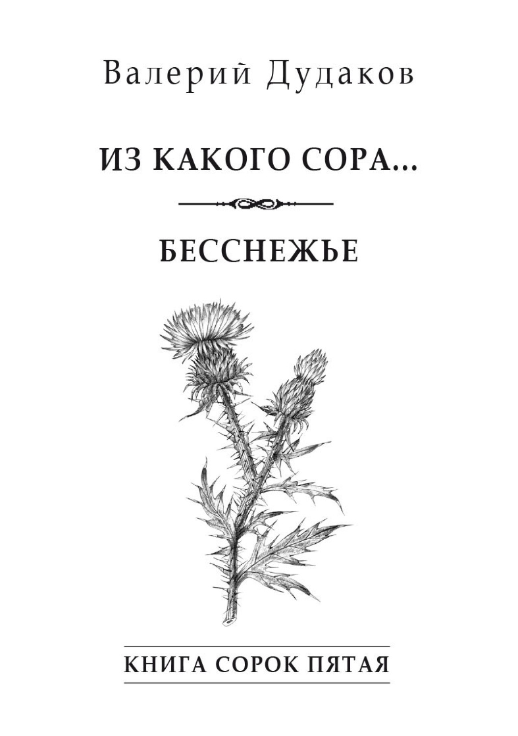 Обложка книги «Из какого сора… Бесснежье. Книга сорок пятая»