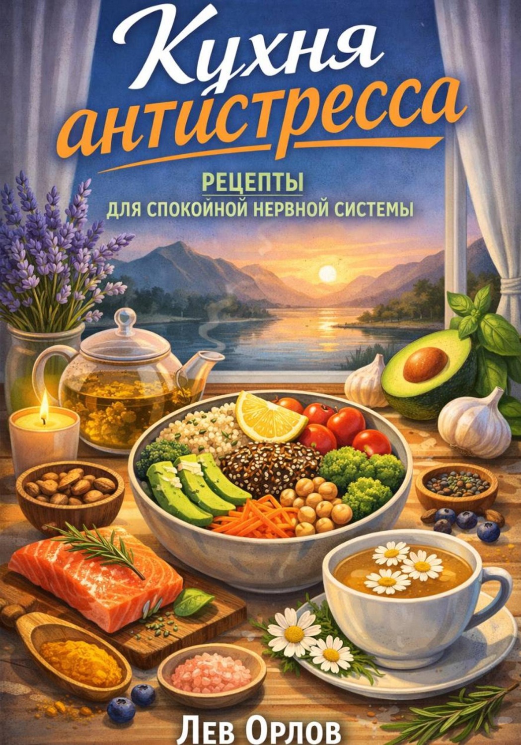 Обложка книги «Кухня антистресса. Рецепты для спокойной нервной системы»