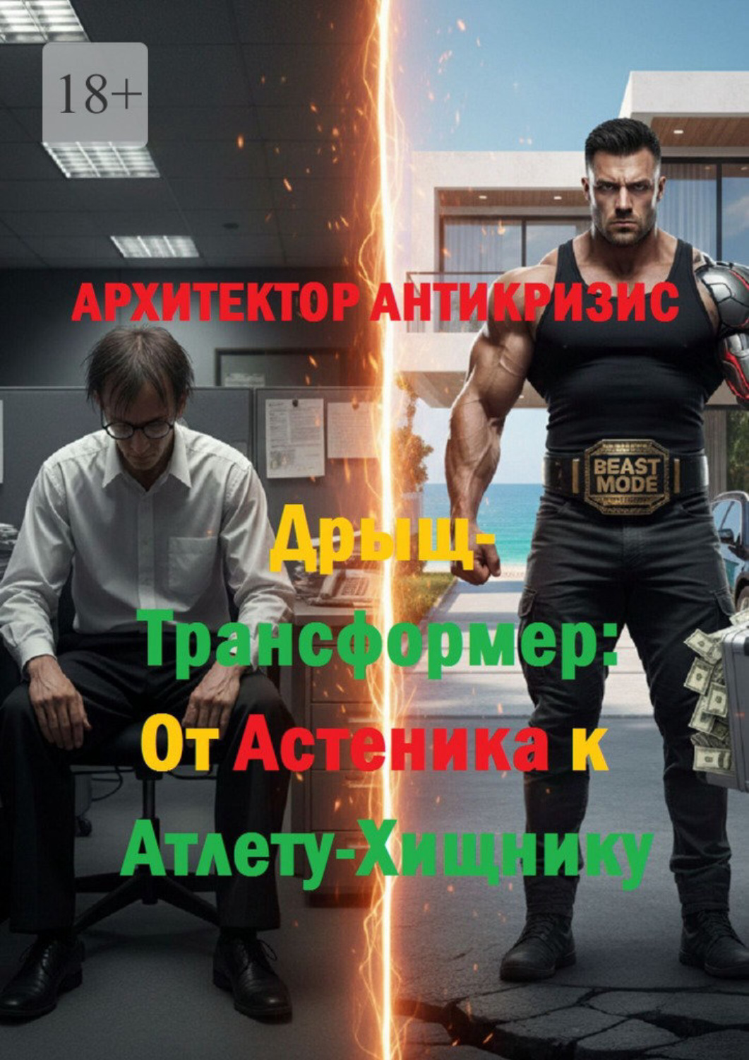 Обложка книги «Дрыщ-трансформер: От астеника к атлету-хищнику»