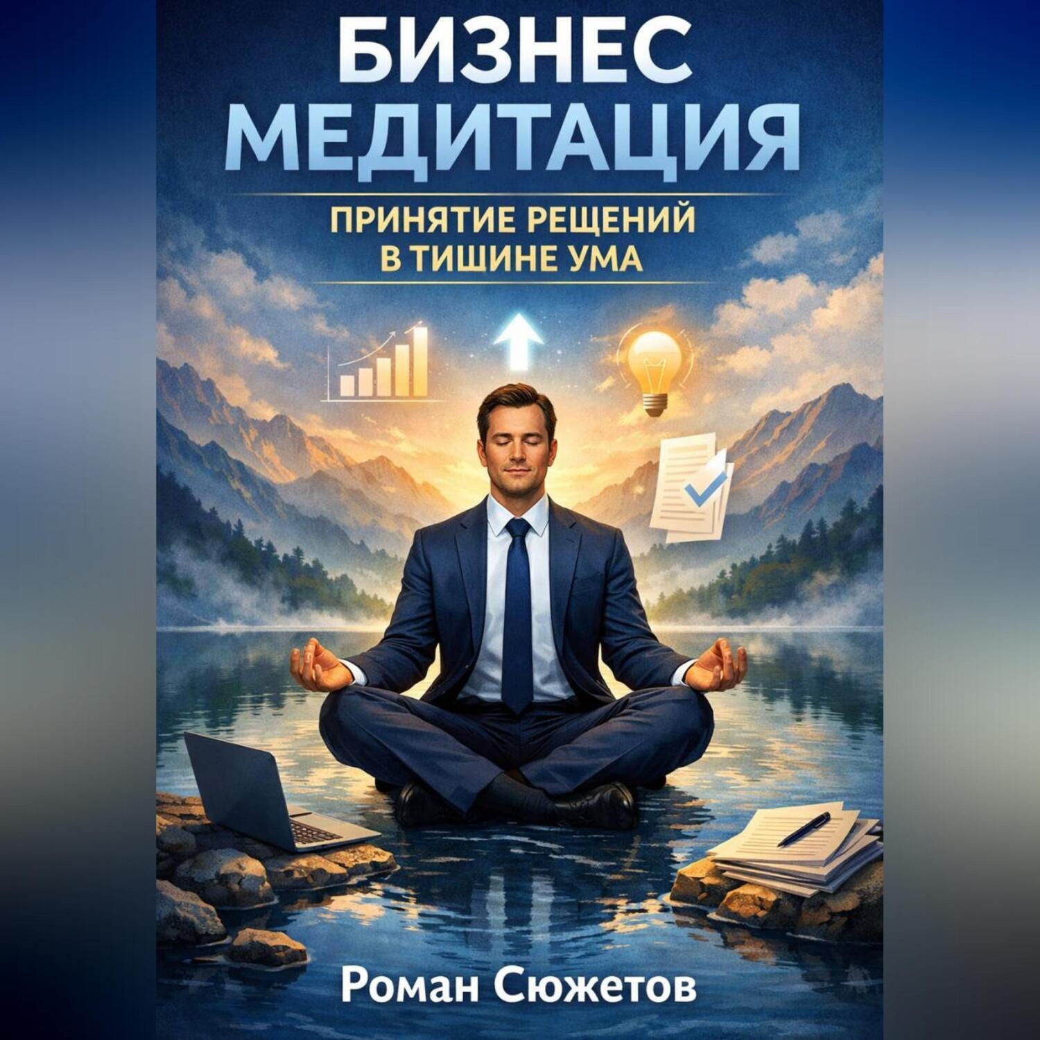 Обложка книги «Бизнес медитация. Принятие решений в тишине ума»