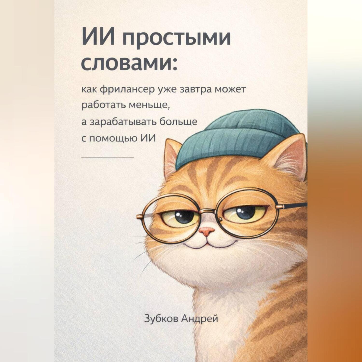 Обложка книги «ИИ простыми словами: как фрилансер уже завтра может работать меньше, а зарабатывать больше с помощью ИИ»