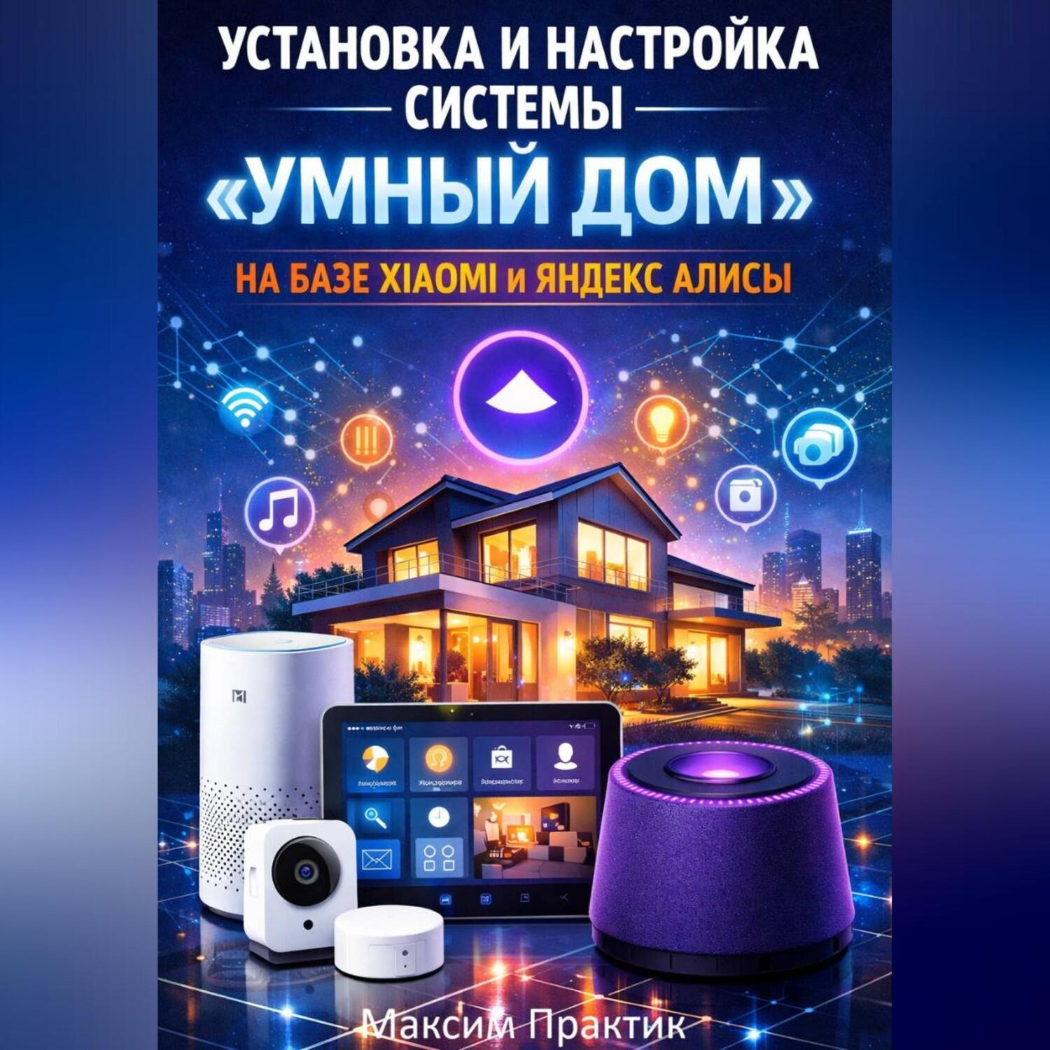 Обложка книги «Установка и настройка системы «умный дом» на базе xiaomi и яндекс алисы»
