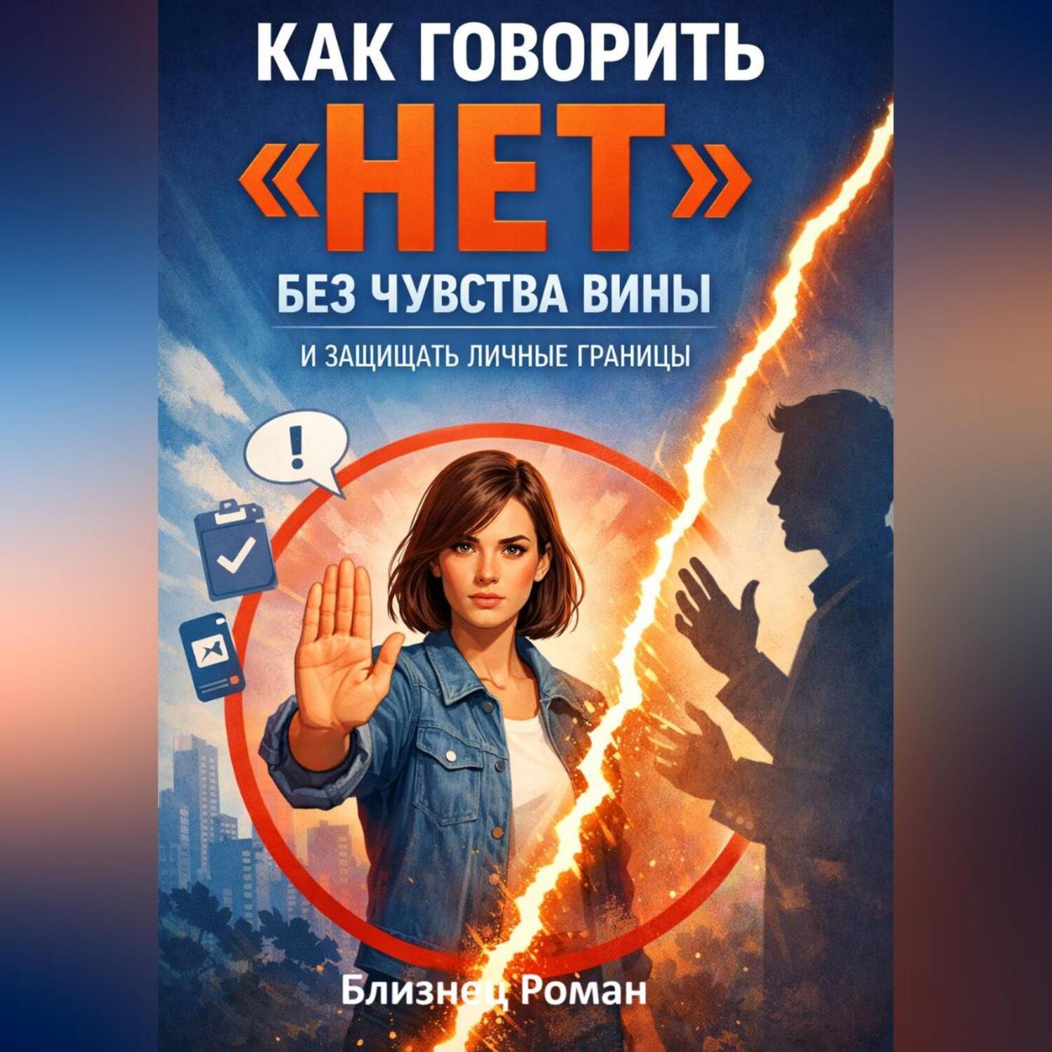 Обложка книги «Как говорить «нет» без чувства вины и защищать личные границы»