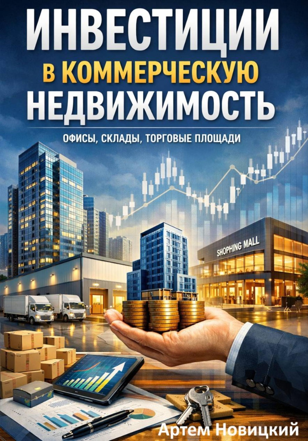 Обложка книги «Инвестиции в коммерческую недвижимость. офисы, склады, торговые площади»