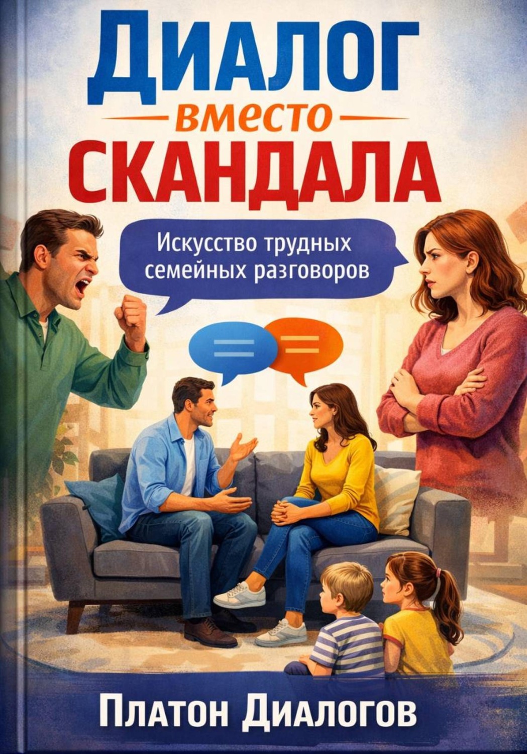 Обложка книги «Диалог вместо скандала. Искусство трудных семейных разговоров»