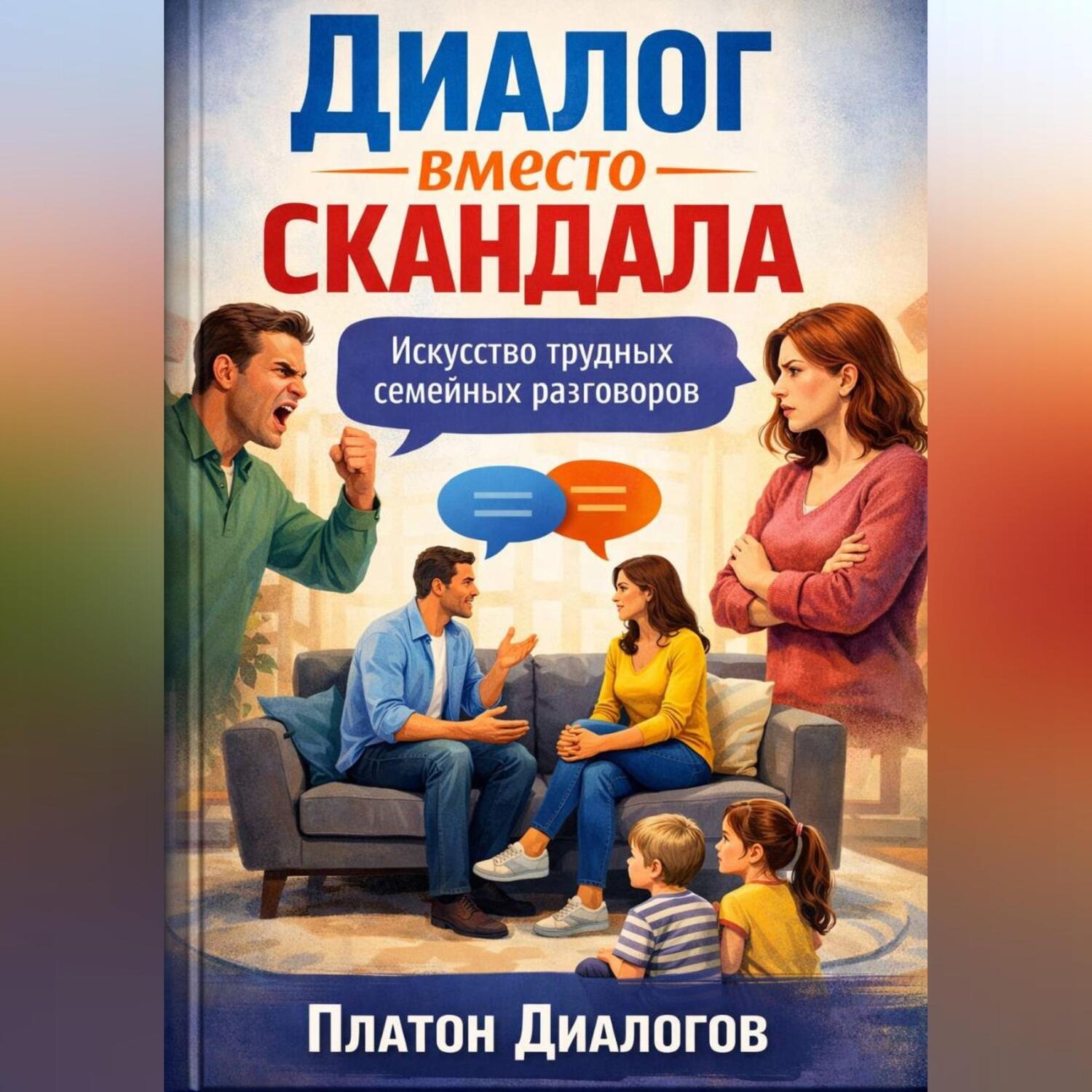 Обложка книги «Диалог вместо скандала. Искусство трудных семейных разговоров»