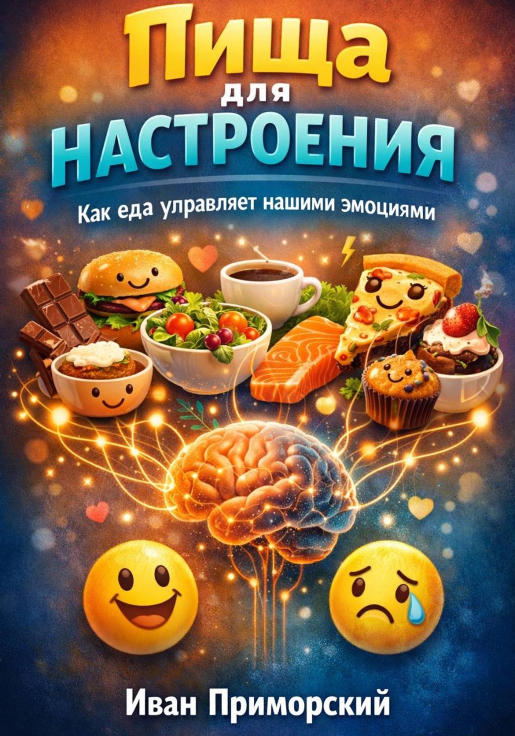 Обложка книги «Пища для настроения. Как еда управляет нашими эмоциями»