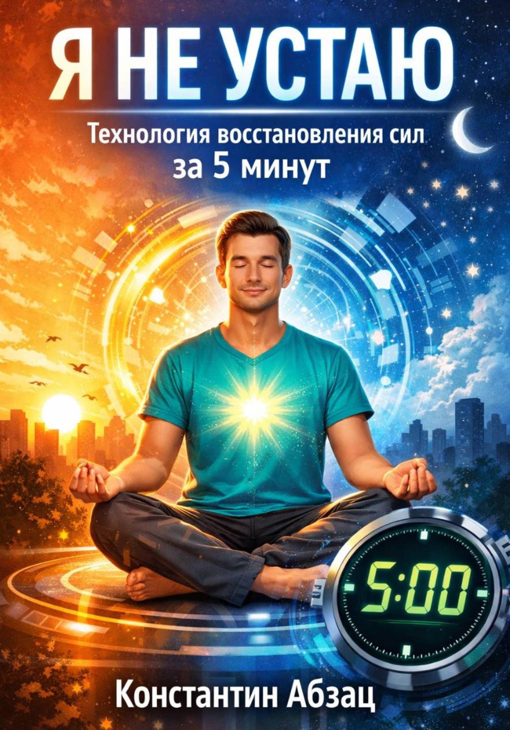 Обложка книги «Я не устаю. Технология восстановления сил за 5 минут»