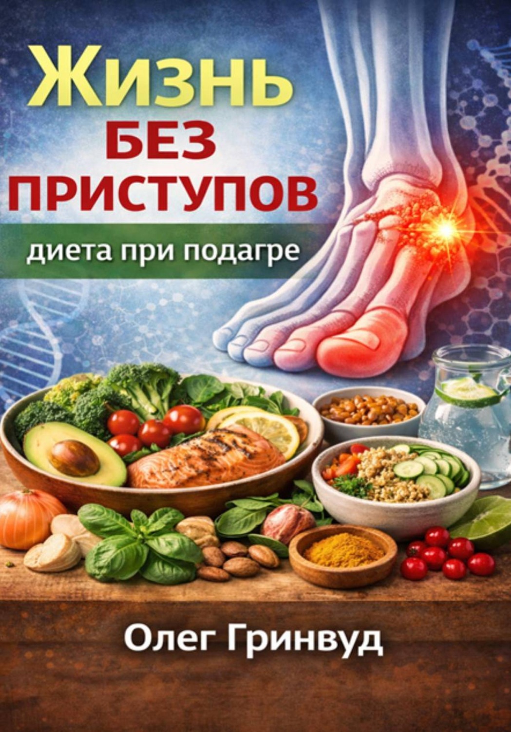 Обложка книги «Жизнь без приступов: диета при подагре»