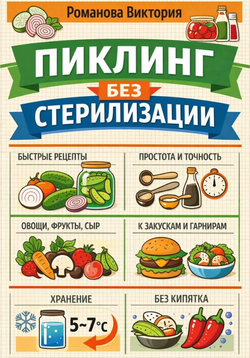 Обложка книги «Пиклинг без стерилизации»