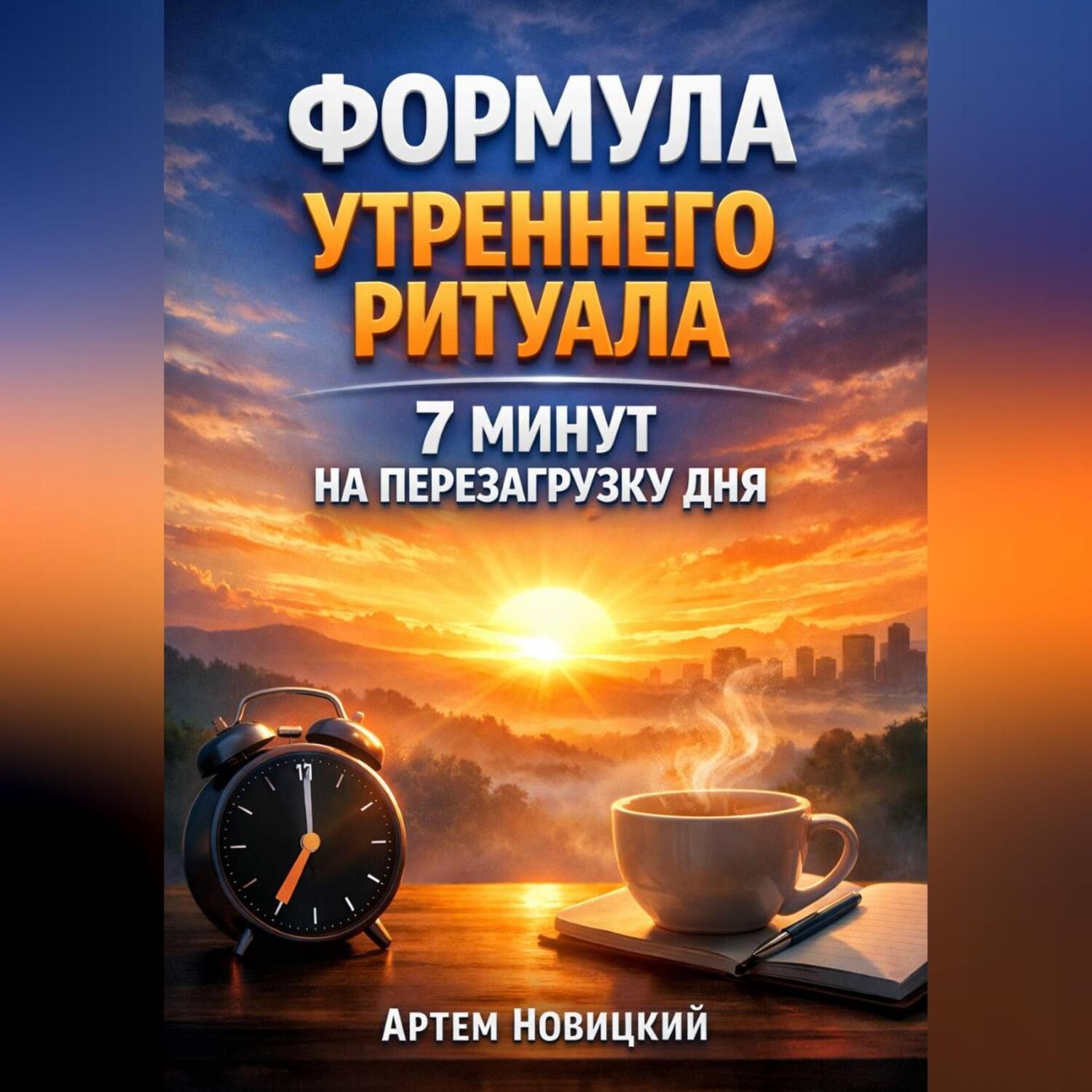 Обложка книги «Формула утреннего ритуала 7 минут на перезагрузку дня»