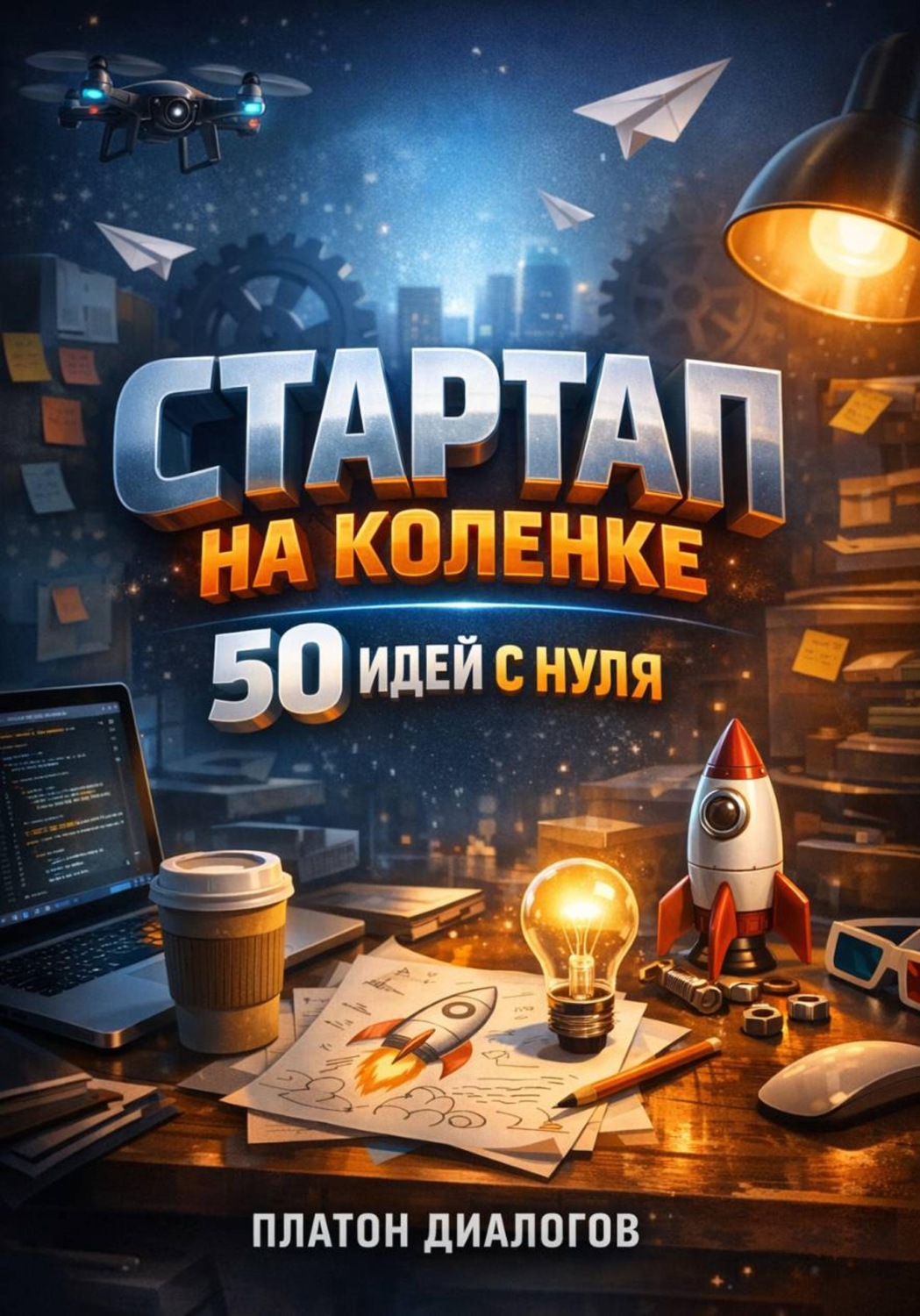 Обложка книги «Стартап на коленке. 50 идей с нуля»