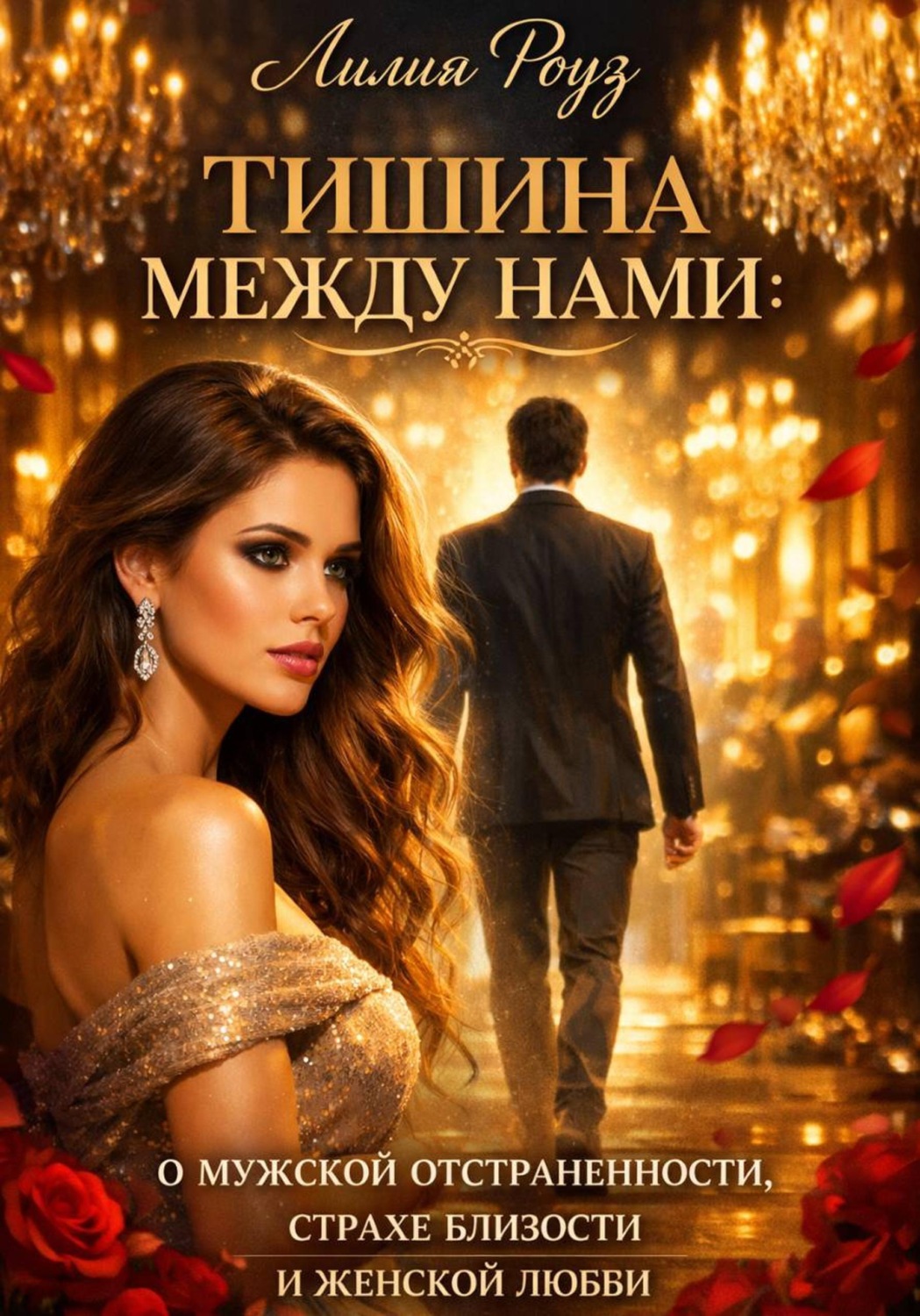 Обложка книги «Тишина между нами: о мужской отстранённости, страхе близости и женской любви»