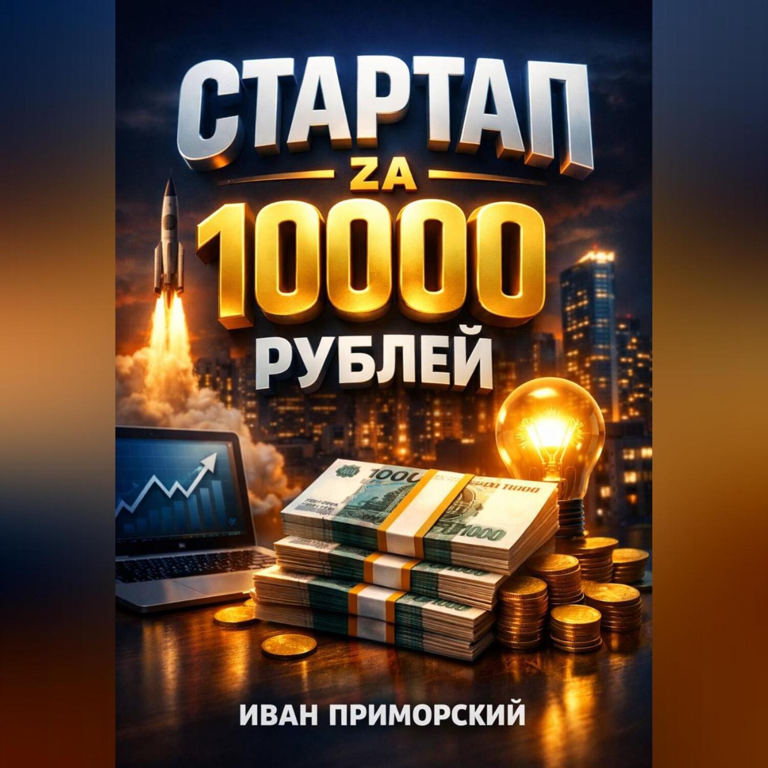 Обложка книги «Стартап за 10000 рублей»