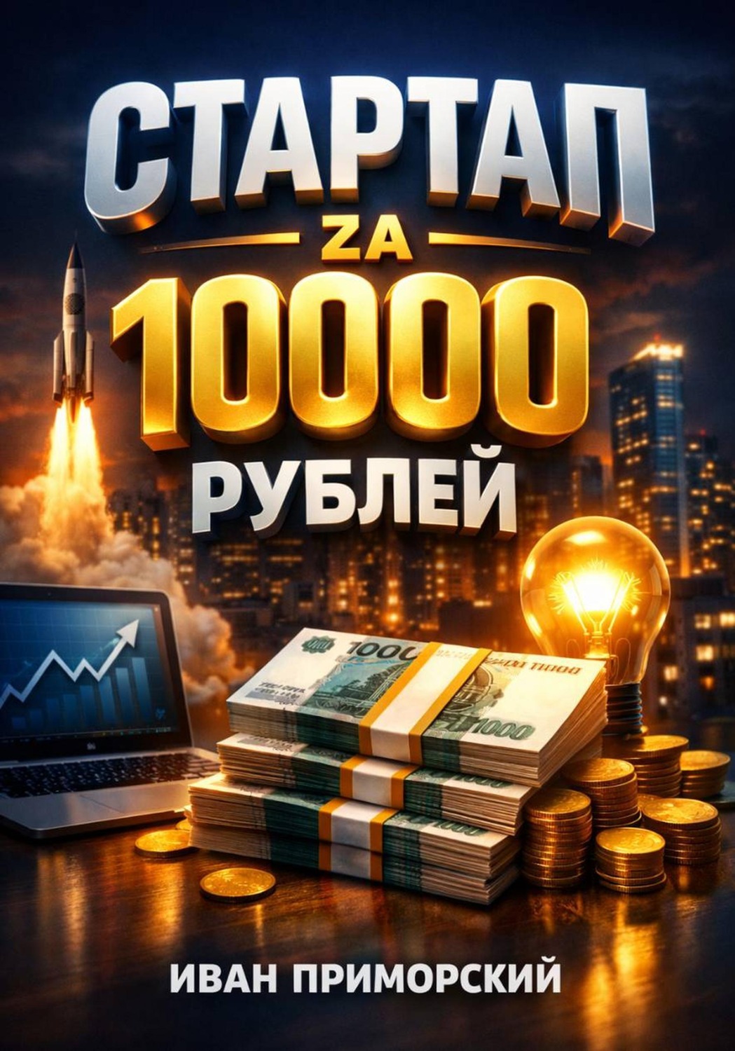 Обложка книги «Стартап за 10000 рублей»