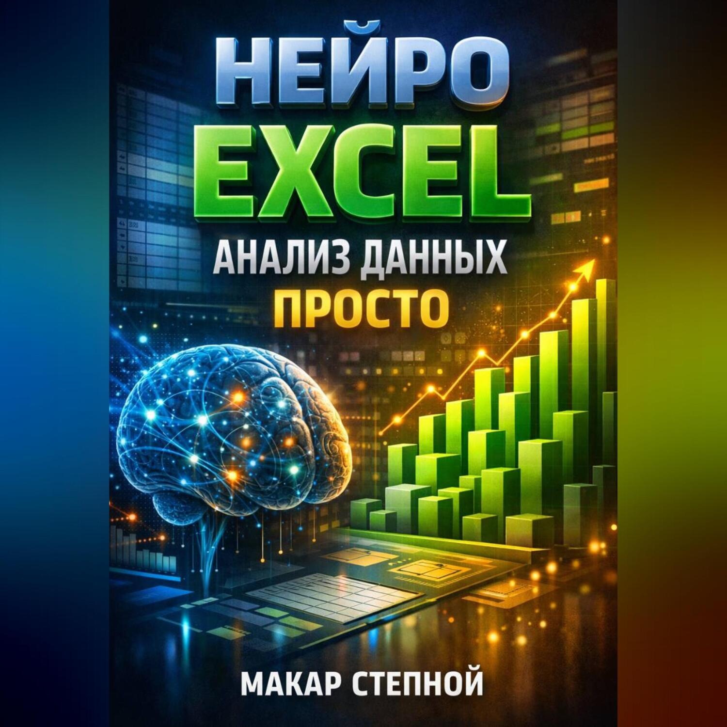 Обложка книги «Нейро Excel Анализ данных просто»