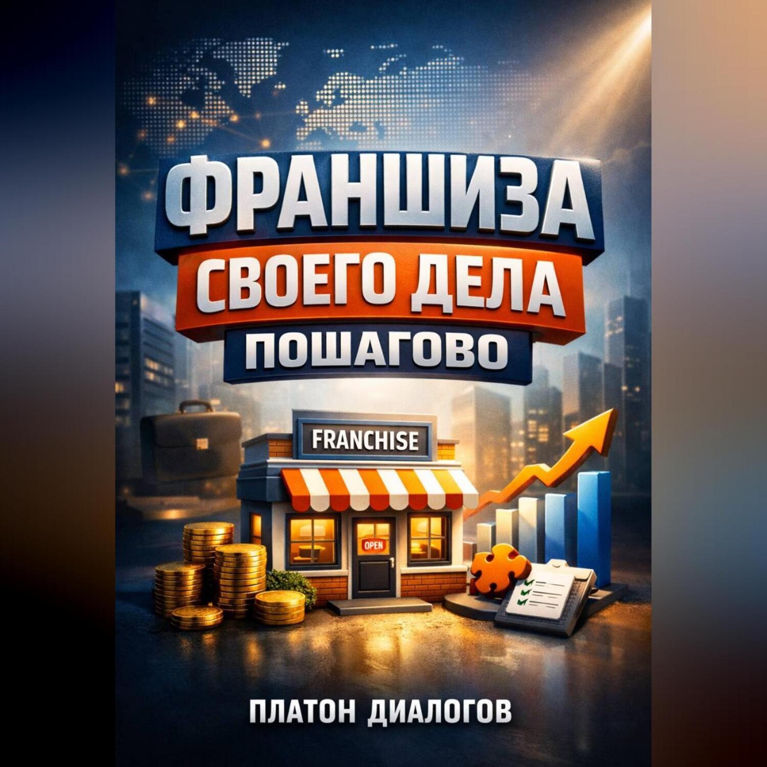 Обложка книги «Франшиза своего дела Пошагово»