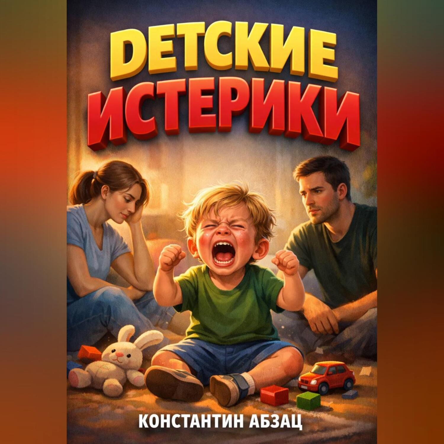 Обложка книги «Детские истерики Инструкция по мирному разрешению»