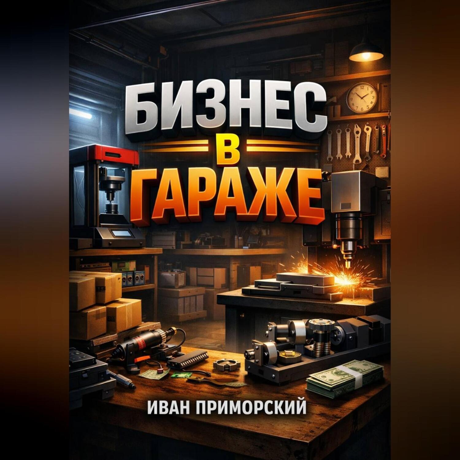 Обложка книги «Мини производство Бизнес в гараже»