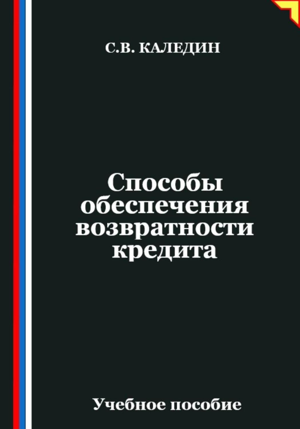 Обложка книги «Способы обеспечения возвратности кредита»
