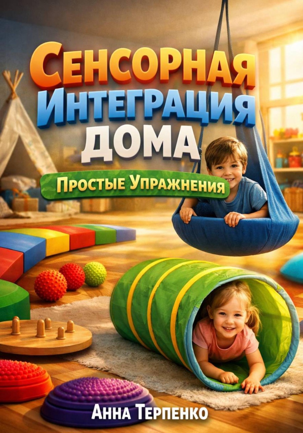 Обложка книги «Сенсорная интеграция дома. Простые упражнения»