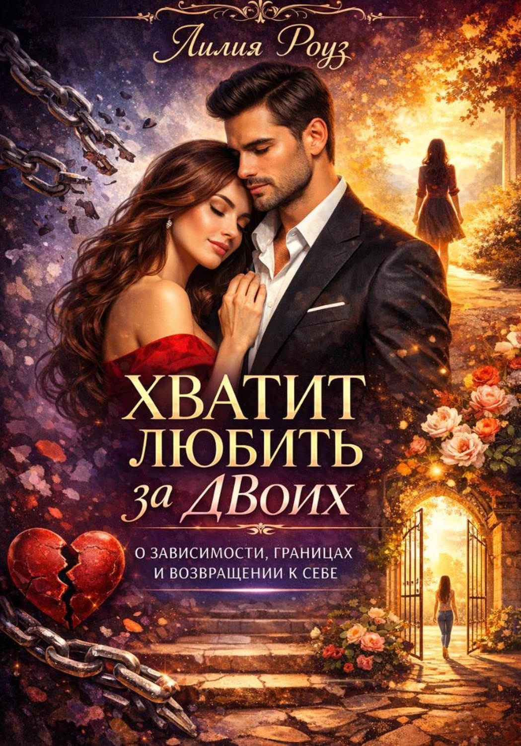 Обложка книги «Хватит любить за двоих: о зависимости, границах и возвращении к себе»