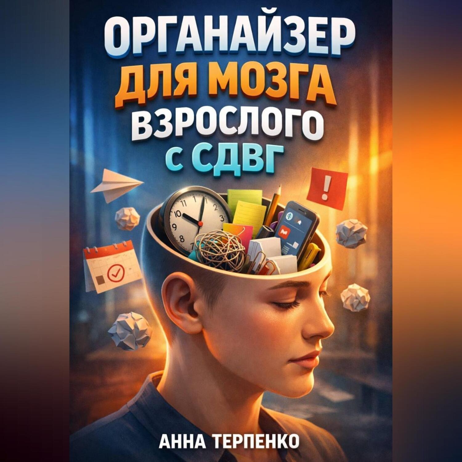 Обложка книги «Органайзер для мозга взрослого с СДВГ»