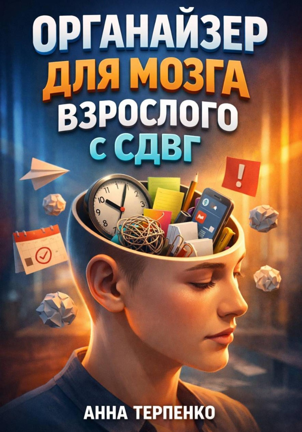 Обложка книги «Органайзер для мозга взрослого с СДВГ»