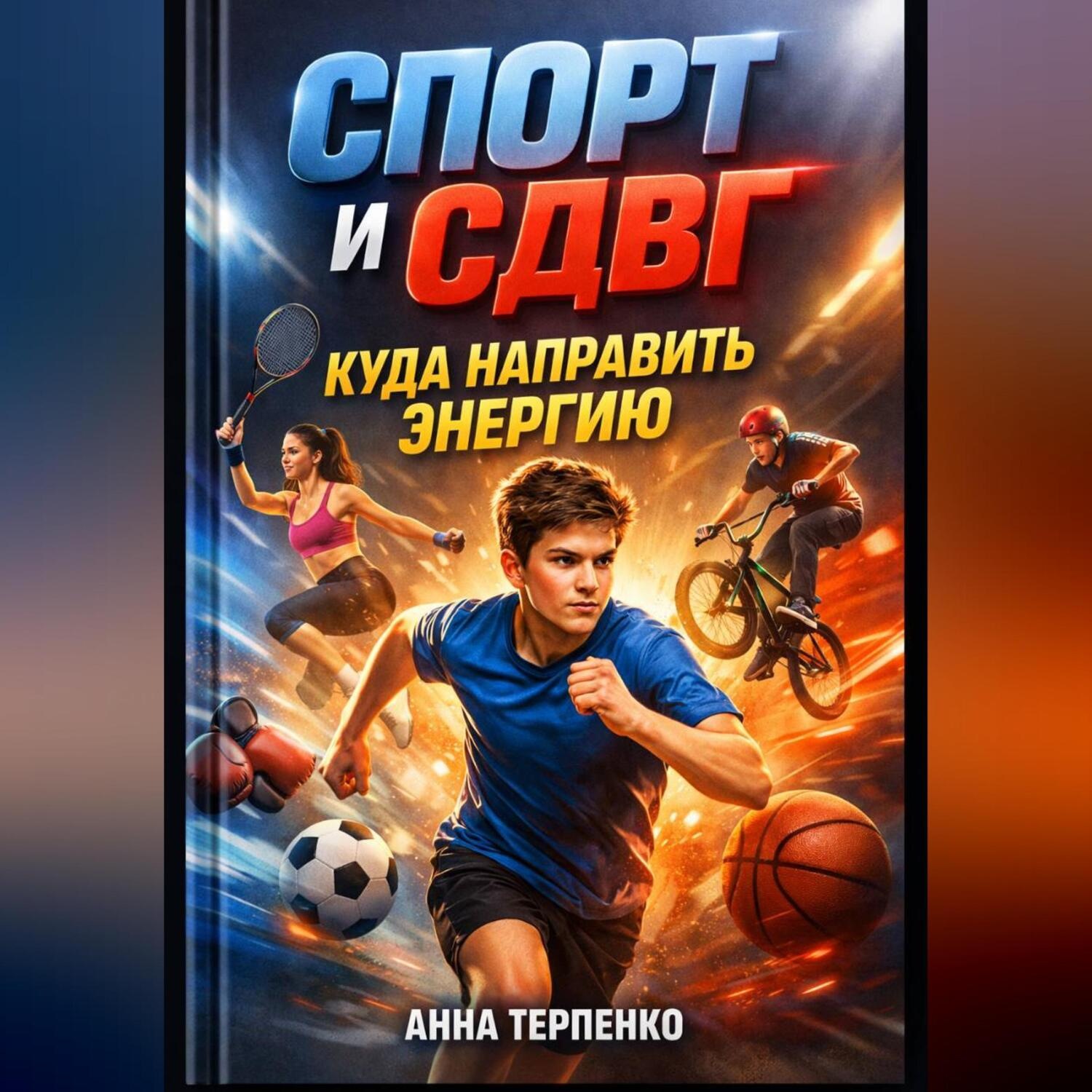 Обложка книги «Спорт и СДВГ куда направить энергию»