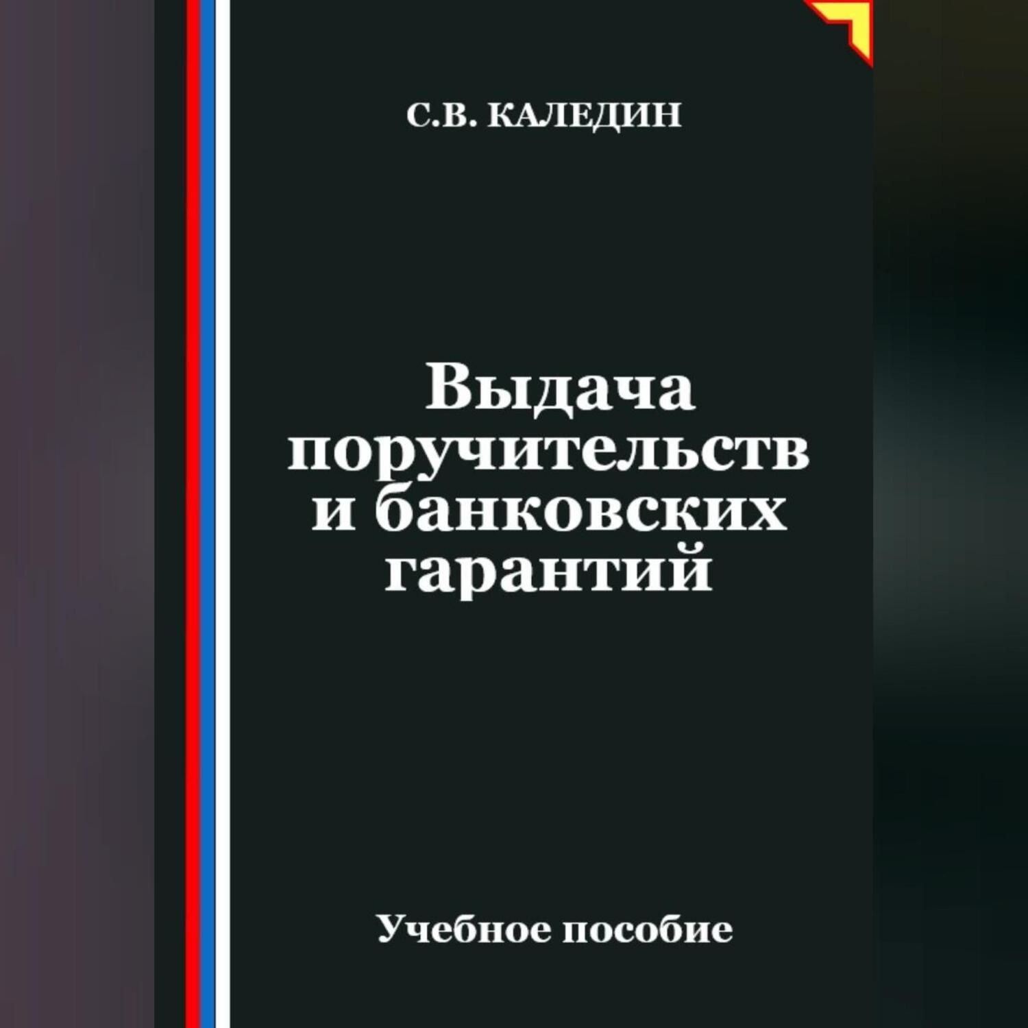 Обложка книги «Выдача поручительств и банковских гарантий»