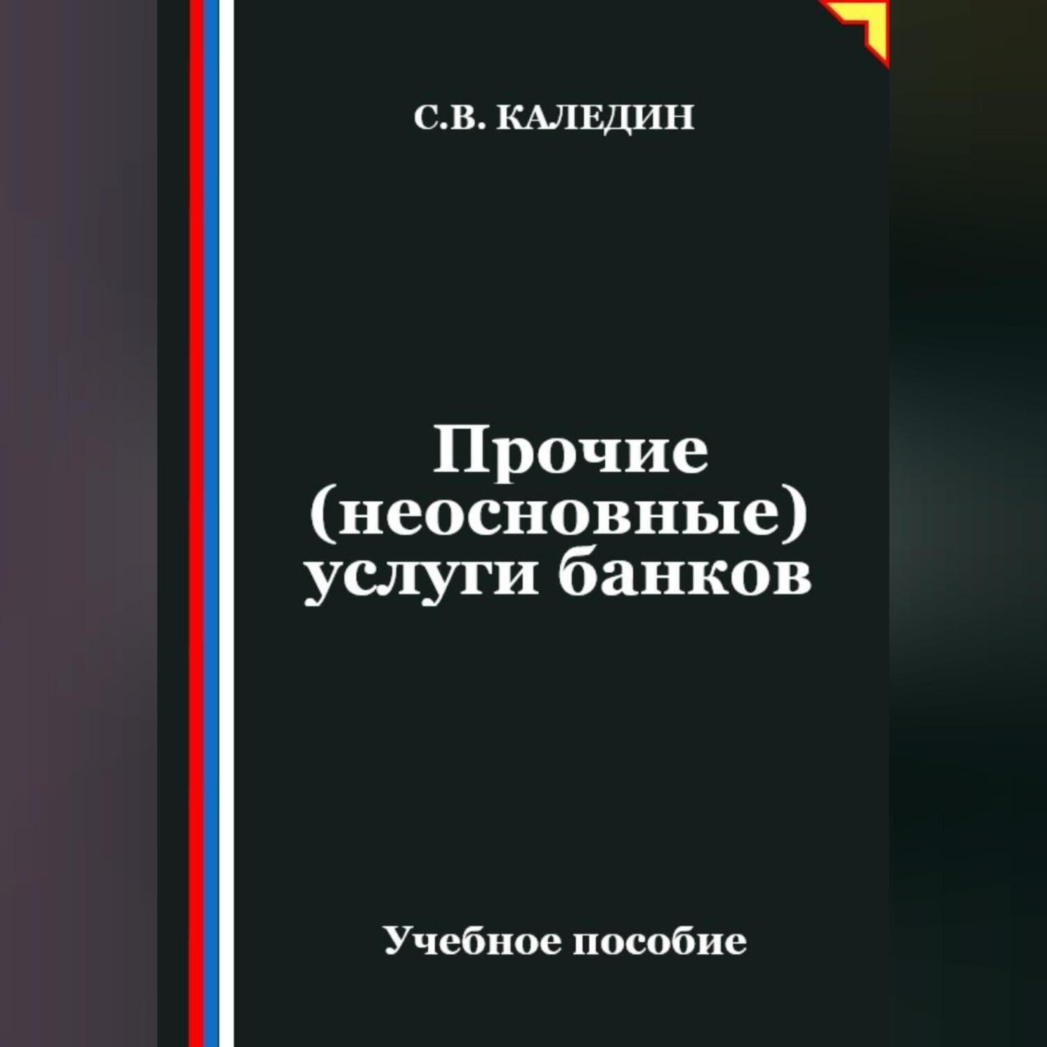 Обложка книги «Прочие (неосновные) услуги банков»