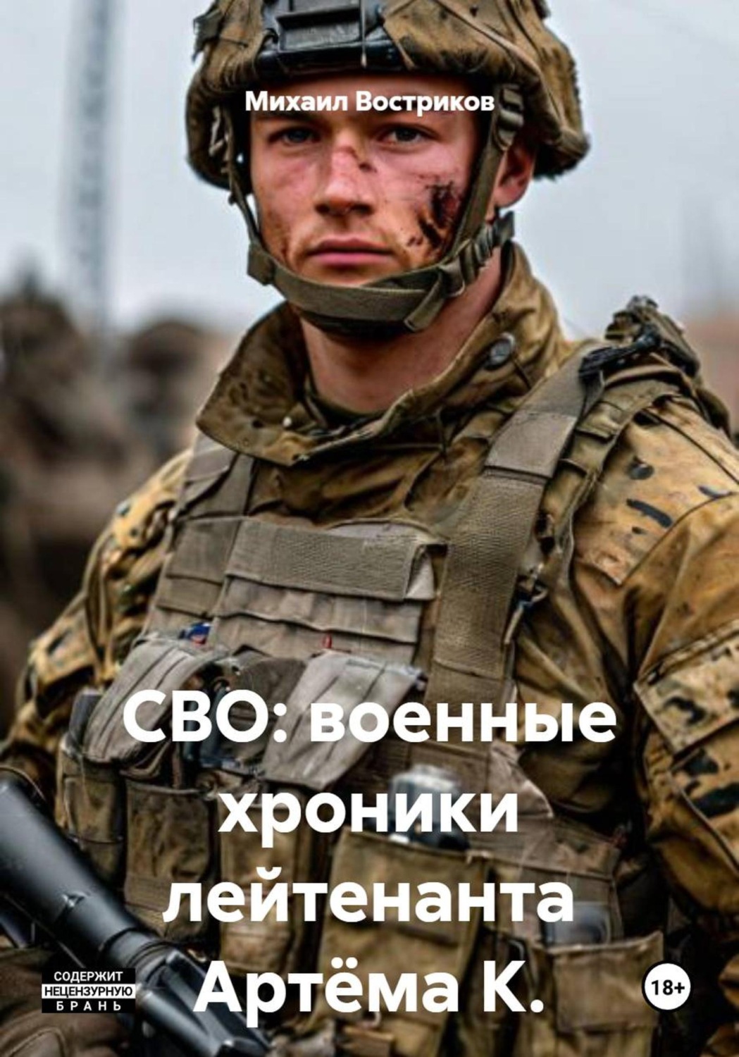 Обложка книги «СВО: военные хроники лейтенанта Артёма К.»