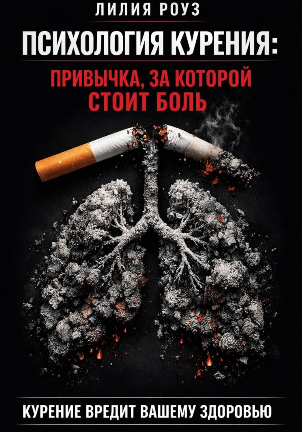 Обложка книги «Психология курения: привычка, за которой стоит боль»